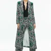 Women Alice and Olivia Bret Long Blazer