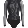 Women Alice and Olivia Clarinda Turtleneck Bodysuit