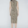 Women Alice and Olivia Delora Fitted Mock Neck Dress