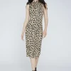 Women Alice and Olivia Delora Fitted Mock Neck Dress