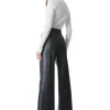 Women Alice and Olivia Dylan Vegan Leather Wide Leg Pant