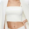 Women Alice and Olivia Marica Square Neck Cape Top