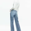 Women Alice and Olivia Percy Crewneck Ruched Cropped Top