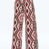 Women Alice and Olivia Trish Mid Rise Baggy Jean