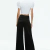 Women Alice and Olivia Willa Cropped Puff Sleeve Button Down