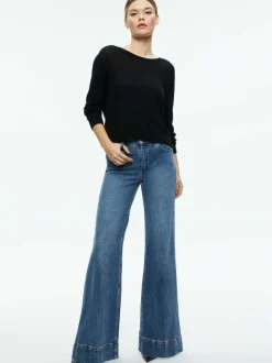 Alice and Olivia Akers Reversible Pullover-Women Sweaters
