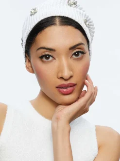 Alice and Olivia Chira Slouchy Embellished Hat-Women Accessories