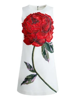 Alice and Olivia Clyde Embellished Shift Dress-Women Dresses